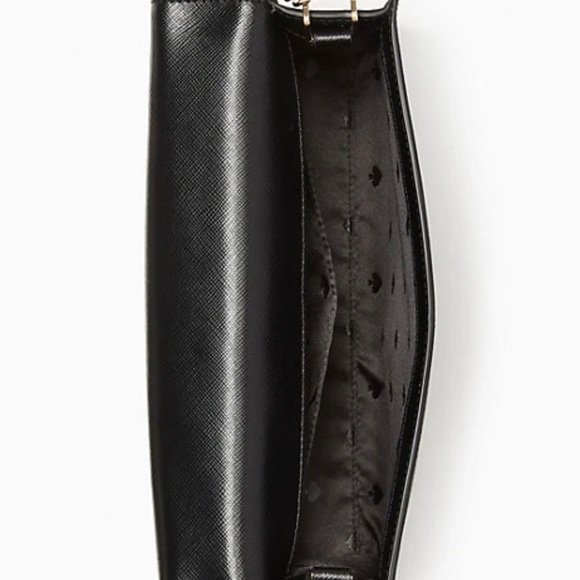 NWOT Kate Spade Black crossbody purse with chain. - Picture 5 of 6